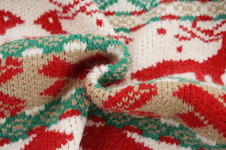 FAIRISLE REINDEER CHRISTMAS VINTAGE CARDIGAN