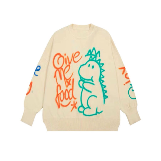 GRAFFITI KNITTED JUMPER