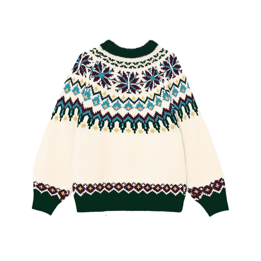 CHRISTMAS FAIRISLE VINTAGE SNOWFLAKE JUMPER