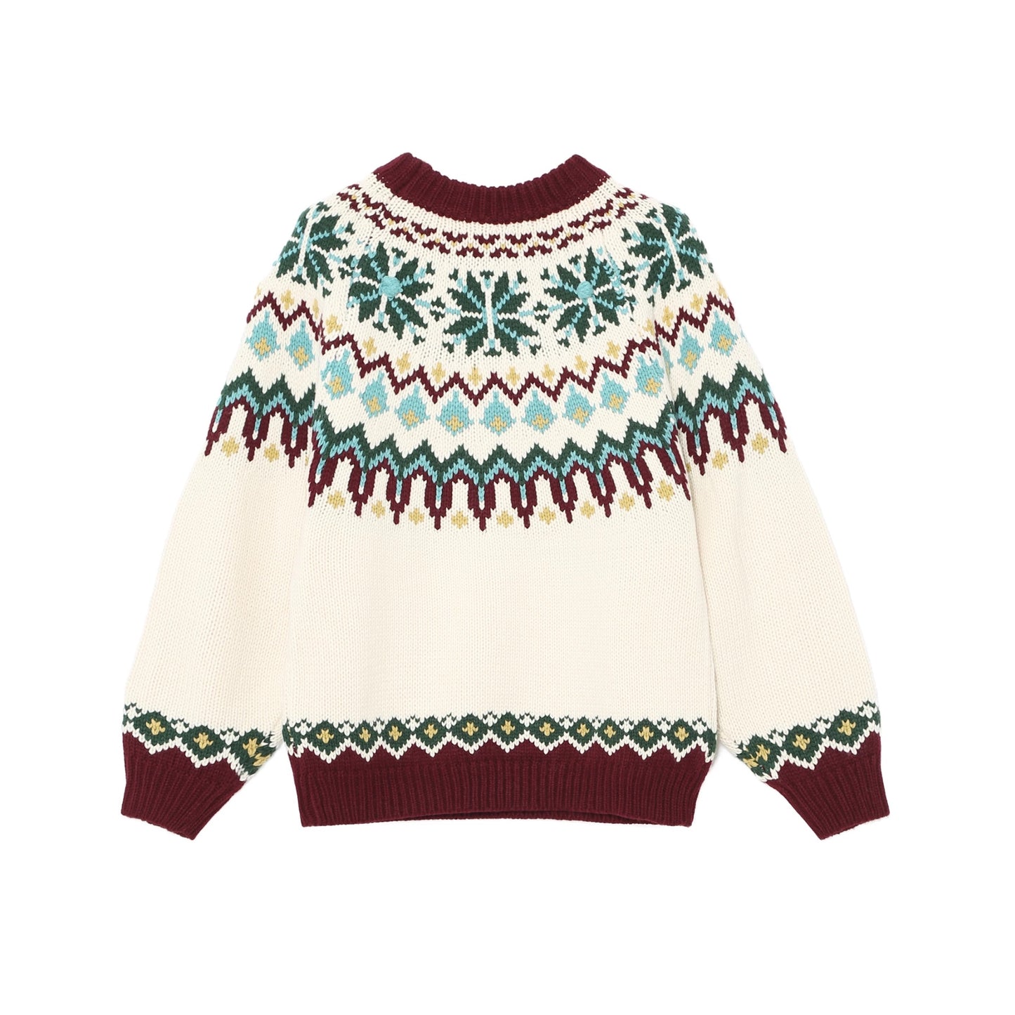 CHRISTMAS FAIRISLE VINTAGE SNOWFLAKE JUMPER